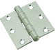 National Hardware® N276-972 Square Corner Door Hinge, Stainless Steel, 2.5"
