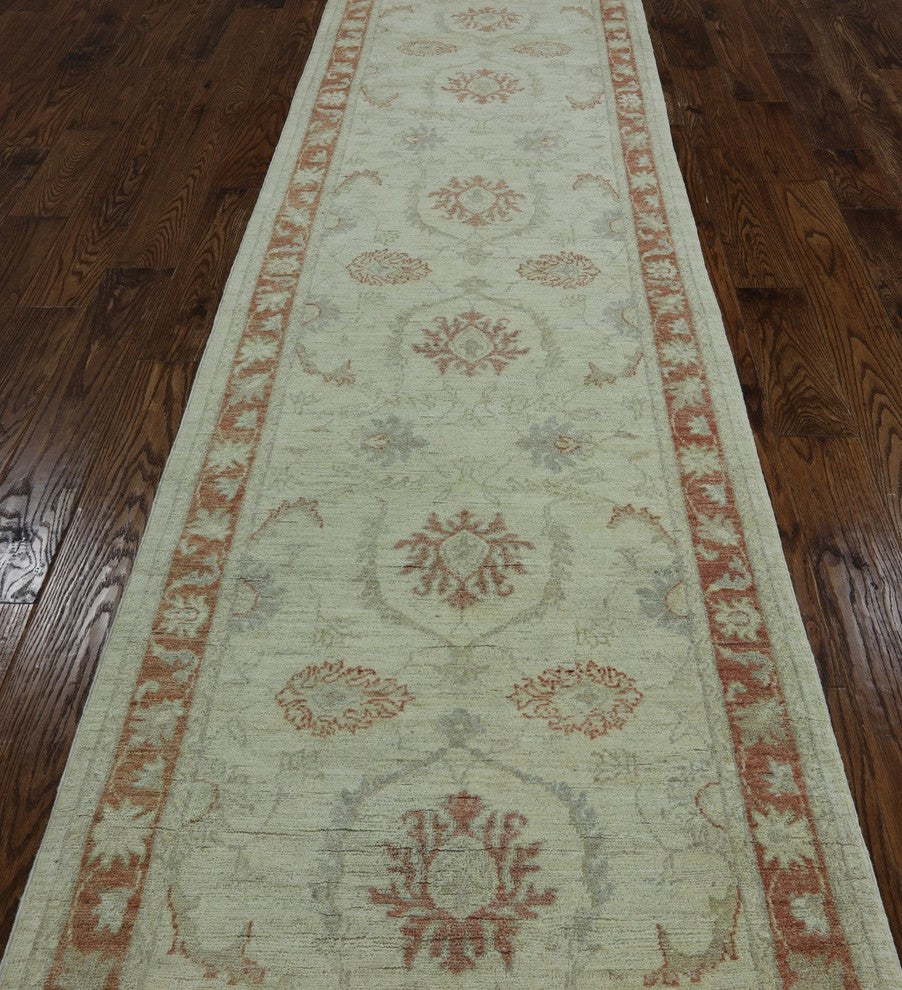 Traditional Floral Chobi Peshawar Runner 3'x10', MC603