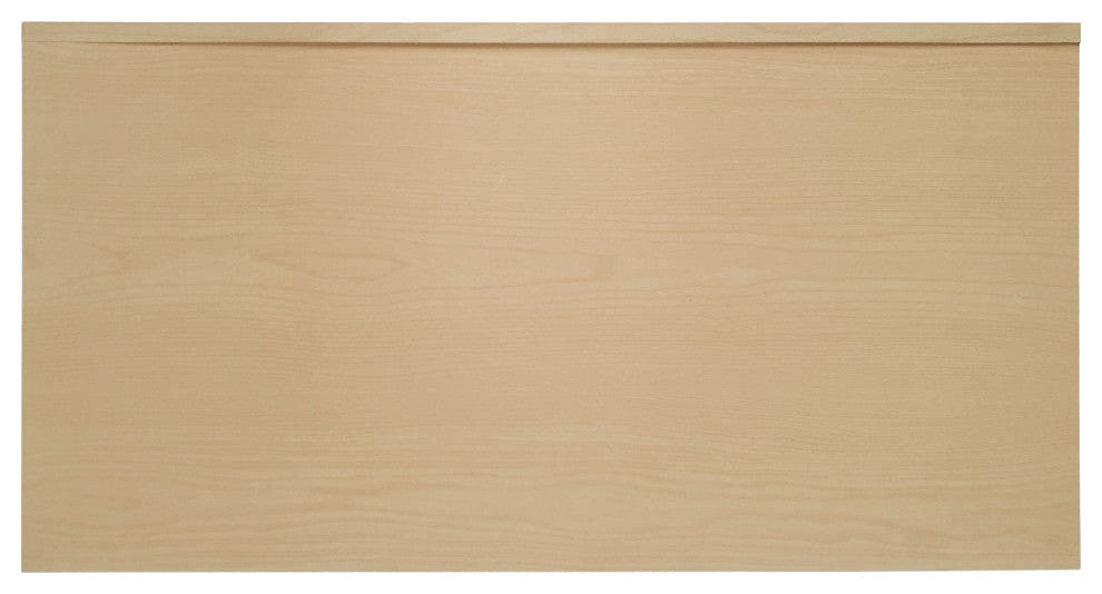 GDF Studio Modern 4-Drawer Wood Dresser With Iron Base, Natural/Black