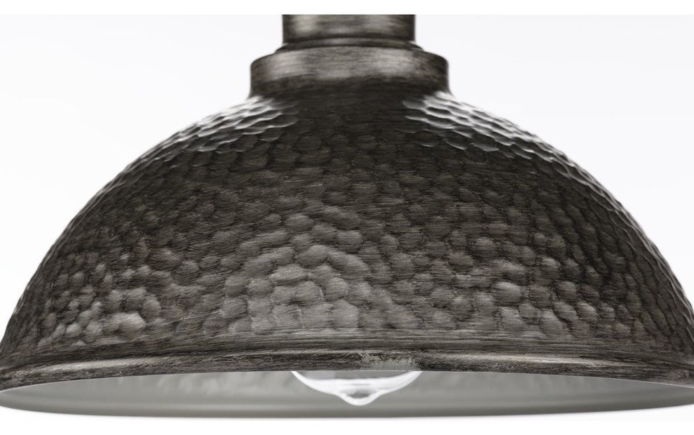Englewood Collection 1-Light Post Lantern, Antique Pewter