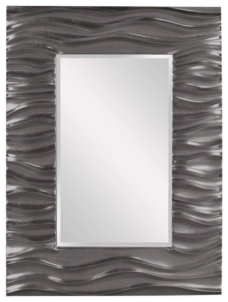 Zenith Mirror, Charcoal Gray