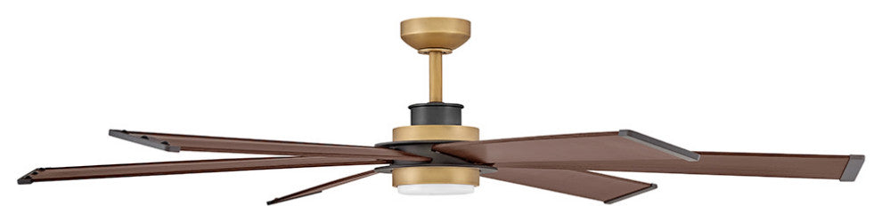 Hinkley Andros 64" Led Smart Fan, Heritage Brass