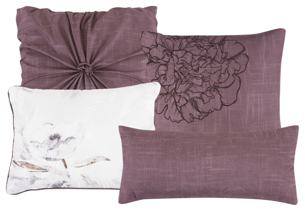 Keeya 7-Piece Comforter Set, Queen