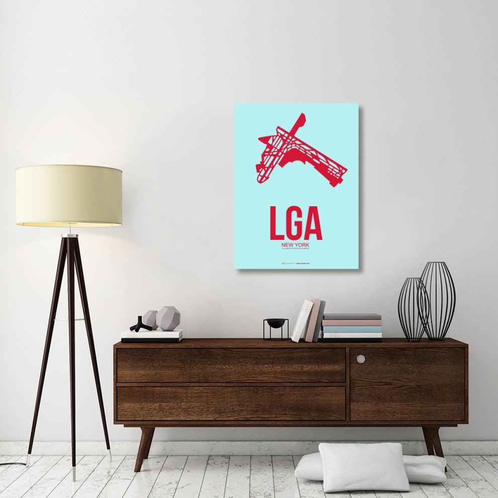 "LGA New York Poster 2" Fine Art Print