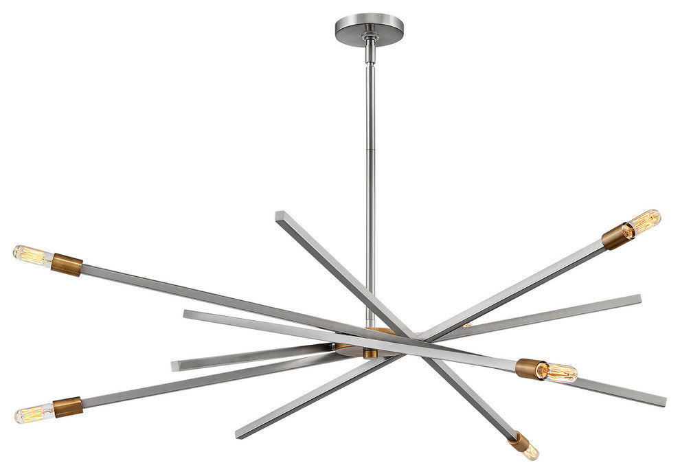 Hinkley Archer Six Light Chandelier 4766BN