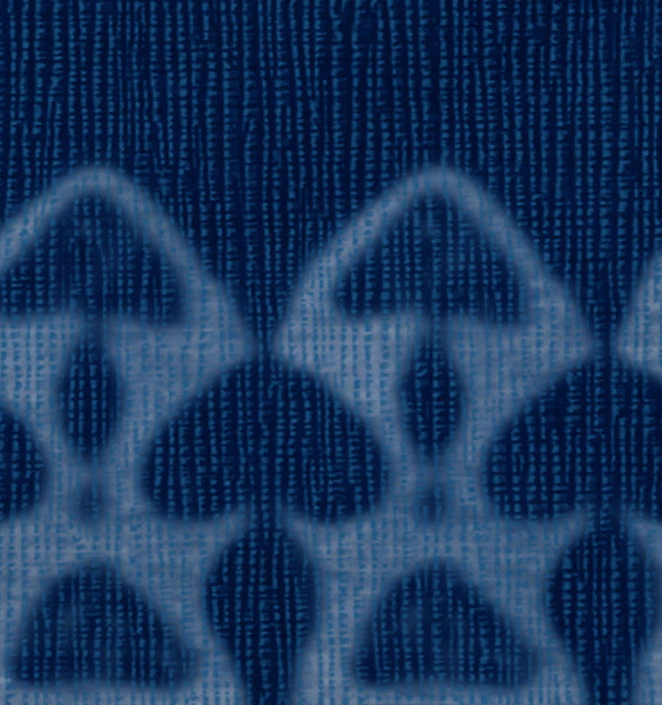 Watermark, Geometric Print Placemat, Set of 4, Blue