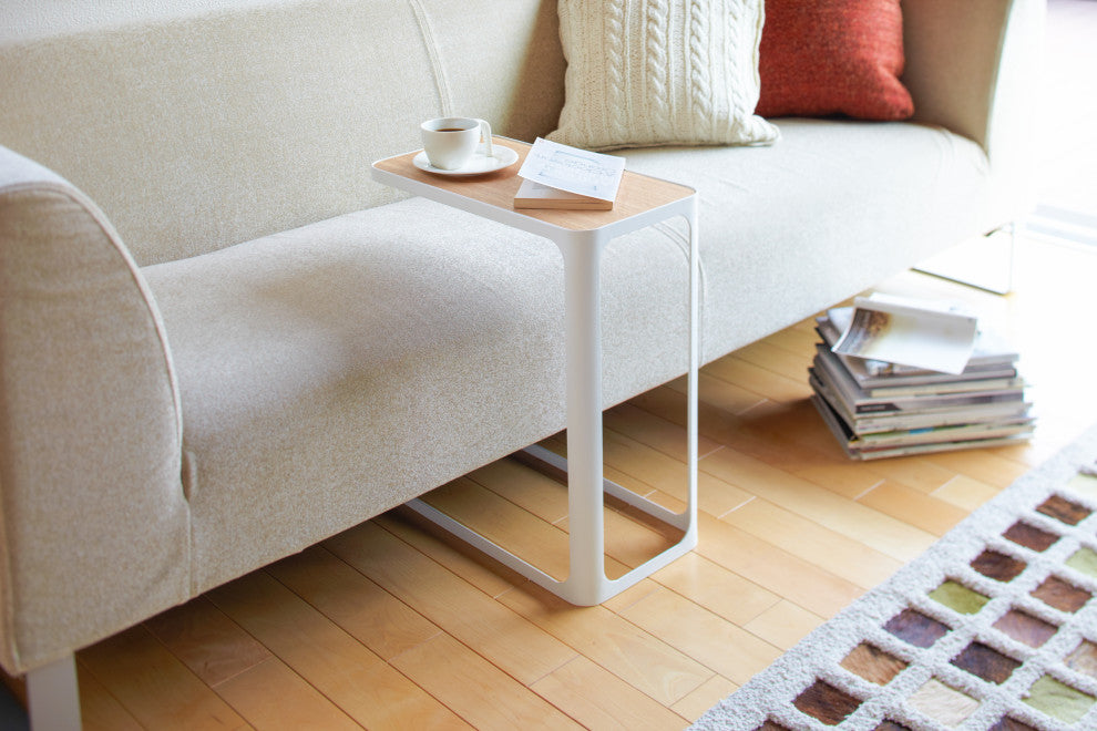 Frame Accent Table, White