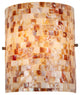 SHELLEY Mosaic 1 Light Wall Sconce 8.3inches Wide