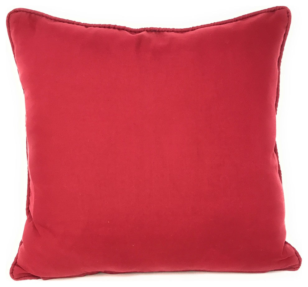 Down The Chimney Santa Claus Decorative Cushion Cover, Set Of 2