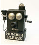Number Please Phone Cast Iron Bank