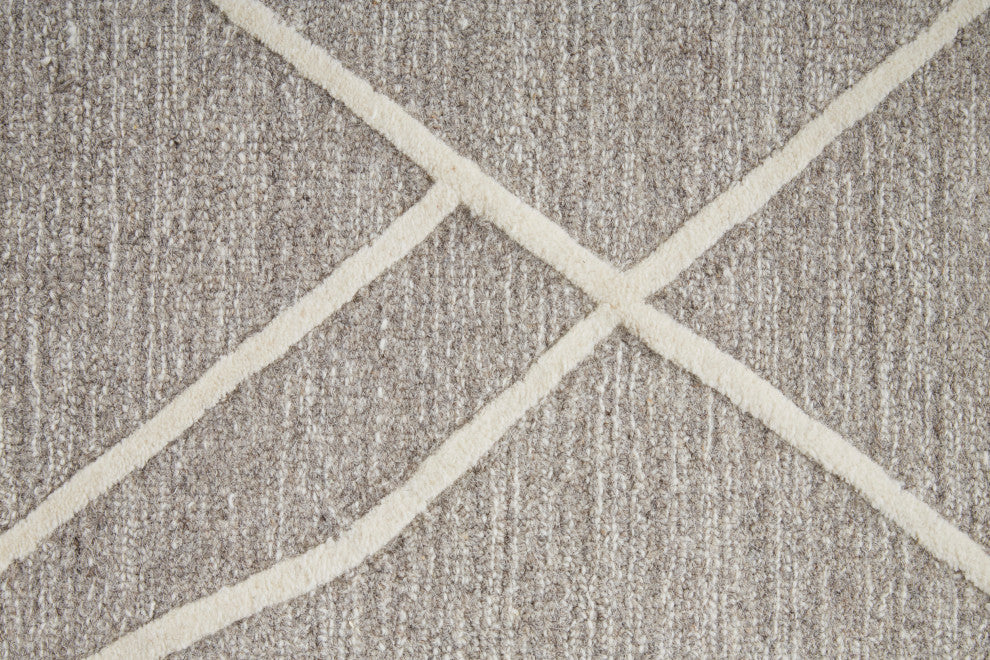 Euclid T8004 Transitional/Industrial/Farmhouse Area Rug, 8'x10'