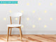 Stars Fabric Wall Decals, Set of 30 Stars, Ivory