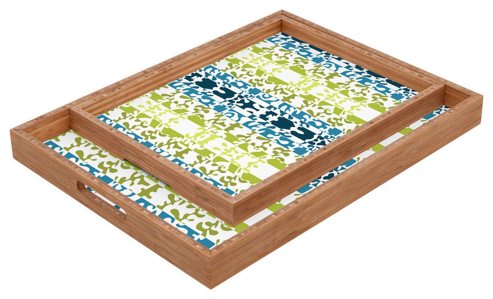 Deny Designs Karen Harris Jackson Street Cool Rectangular Tray