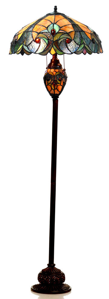 Liaison 3-Light Victorian Double Lit Floor Lamp