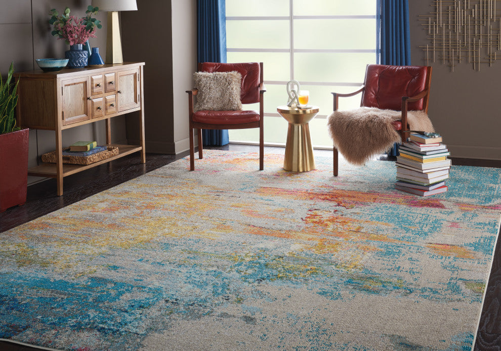 Nourison Celestial 9' x 12' Sealife Modern Indoor Area Rug