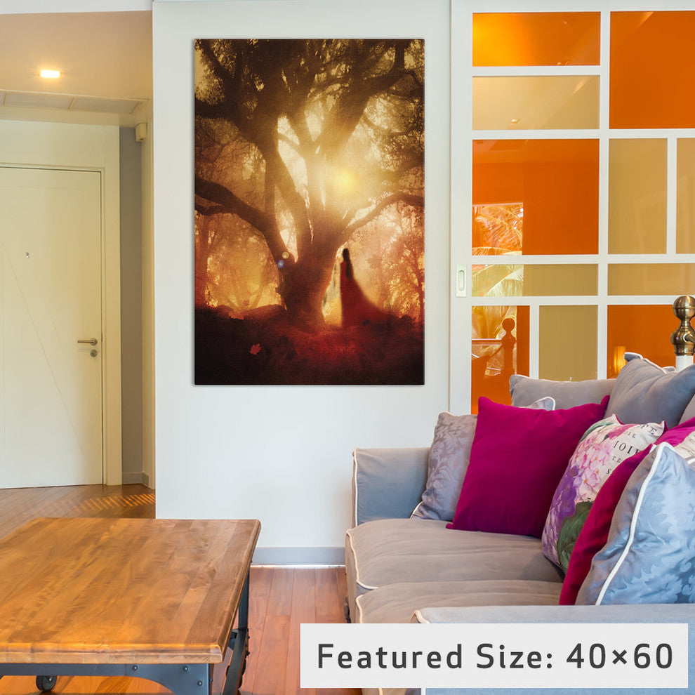 "Autumn Song" by Viviana Gonzalez, 26x18x1.5