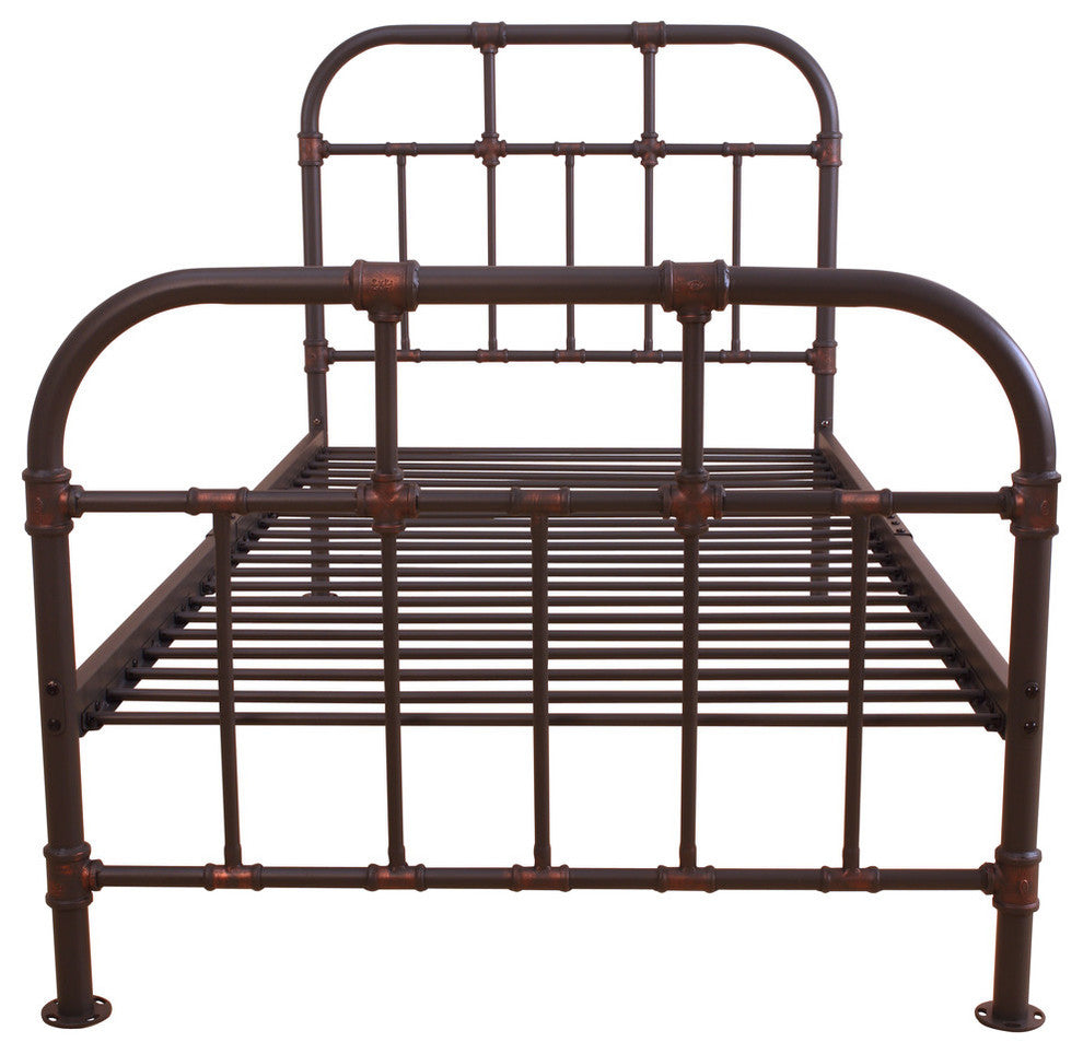 ACME Nicipolis Bed, Sandy Gray, Twin