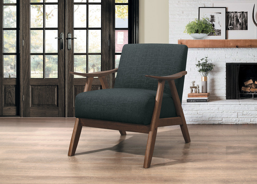 Verona Accent Chair, Dark Gray