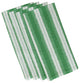 Sea Lines, Stripe Print Napkin, Set of 4, Green