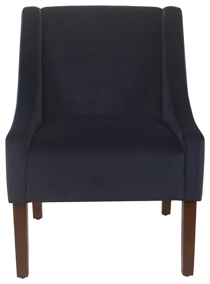 Modern Arm Accent Chair, Navy