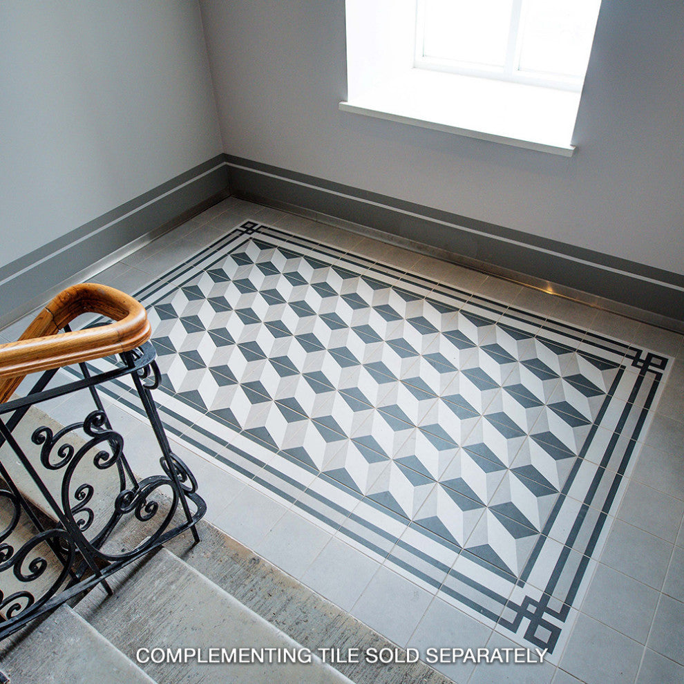 Twenties Ceramic Floor and Wall Tile, Stripe