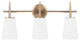 Generation Lighting Lighting 3-Light Wall/Bath, Satin Bronze