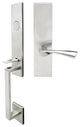 Breeze Lever, Mortise Dummy Handleset, Right Hand, Satin Stainless Steel