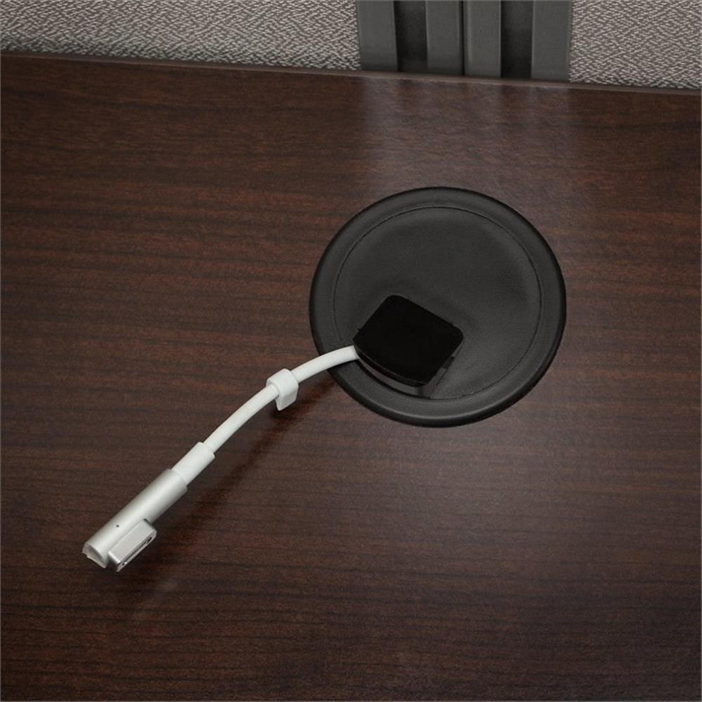 Bush Business Furniture Easy Office 60W 2 Person Cubicle Desk with 66H Panels