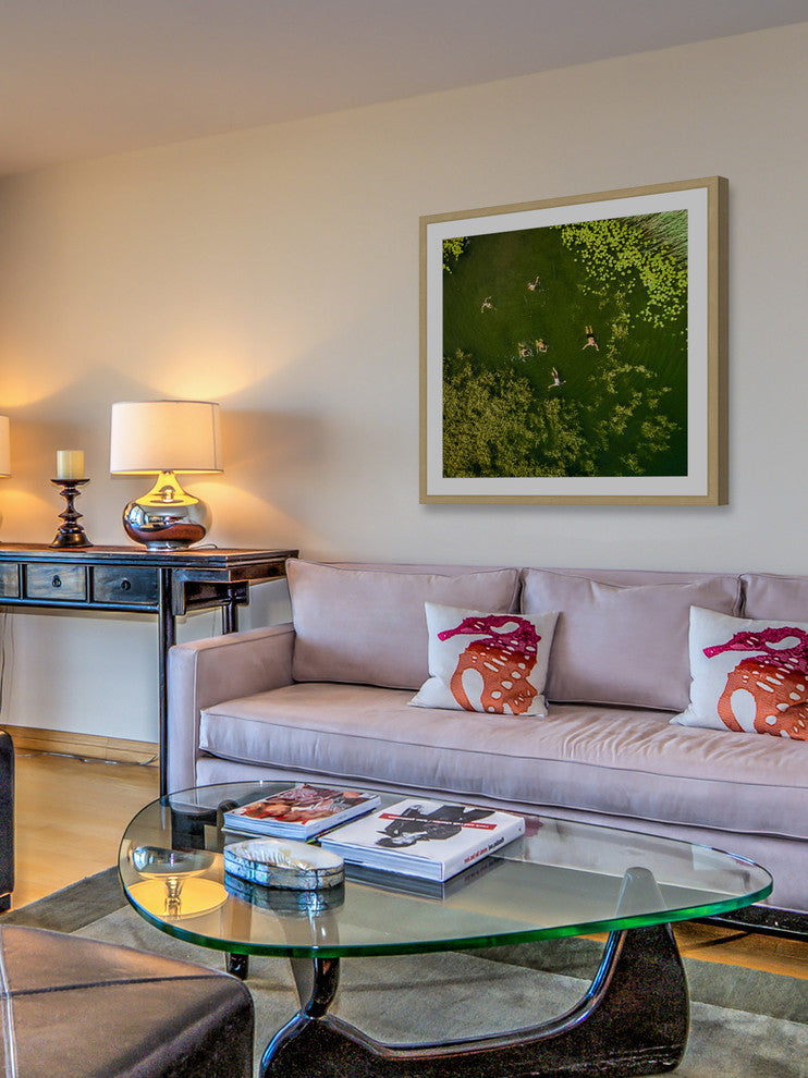 "Lake Fun" Framed Print by Karolis Janulis