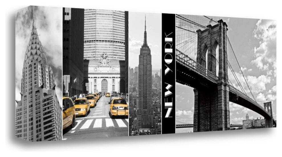 "A Glimpse Of Ny" By Jeff Maihara, Giclee Print on Gallery Wrap Canvas