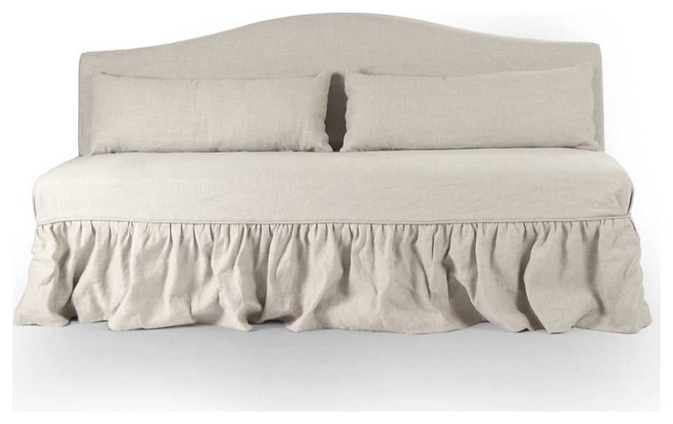 Jasper Bench, Natural Linen