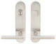 Copenhagen Lever, Tubular Entry, Single Cylinder, RH, Satin Stainless Steel
