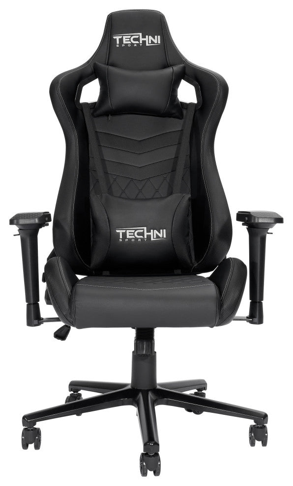 Ts-83 Ergonomic High Back Racer Style Gaming Chair, Black