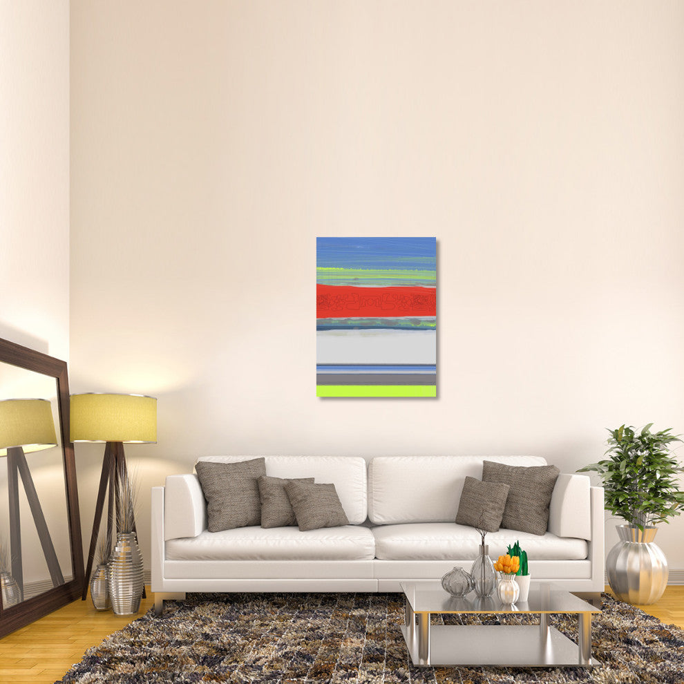"Abstract  Blue View 4" Fine Art Print
