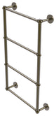 Prestige Skyline 4 Tier 24" Ladder Towel Bar, Twisted Detail, Antique Brass