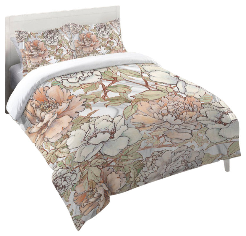 Blush Pale Pink Peoni Std Sham