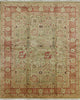 Antique Oushak Style Oriental Peshawar Chobi Hand-Knotted Wool Rug, 8'x10'