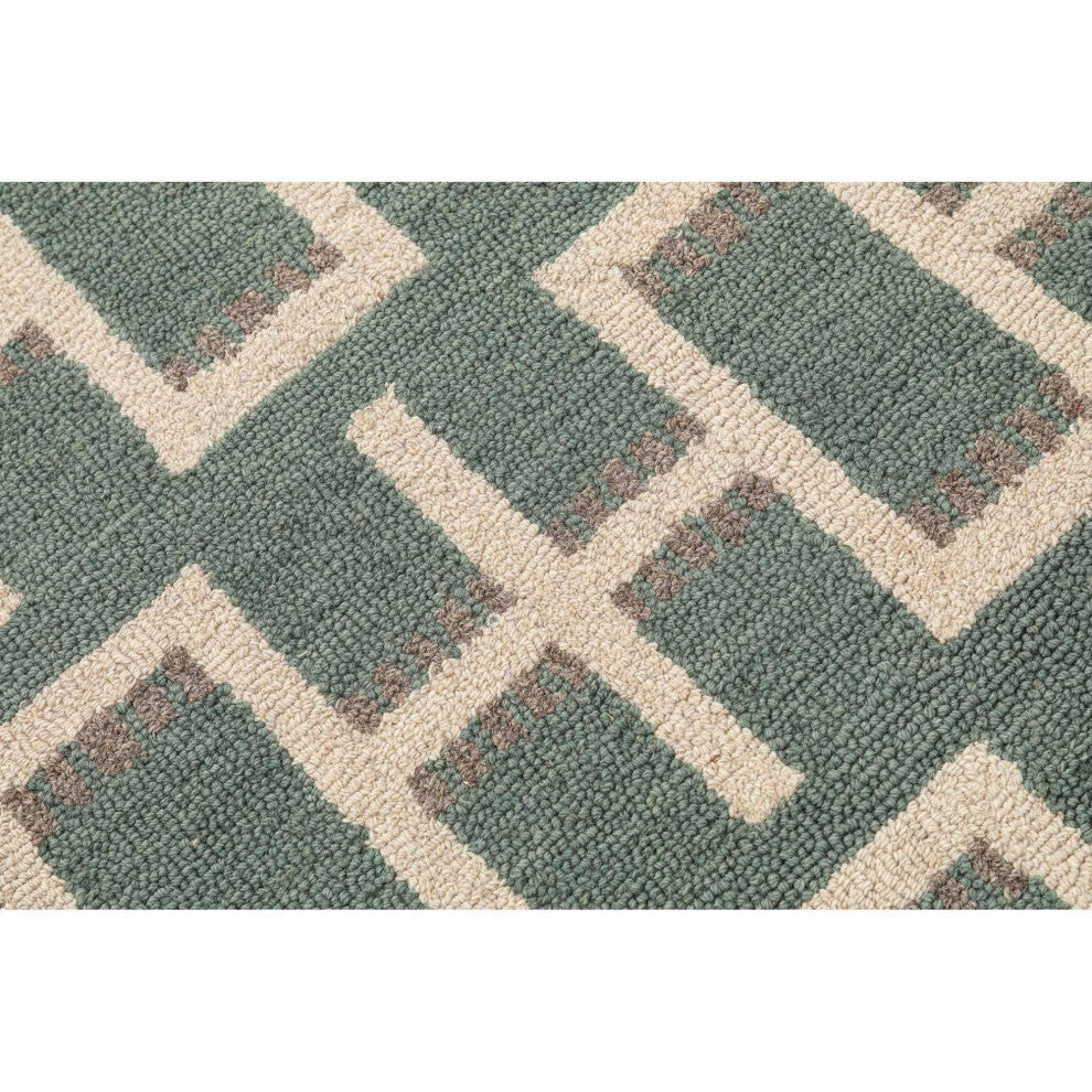 Freya Frida Area Rug, Green, 5'x8'