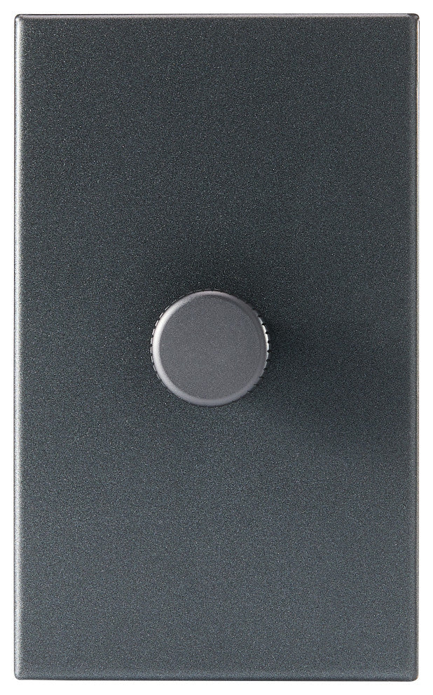 Single Rotary Wall Dimmer, Graphite