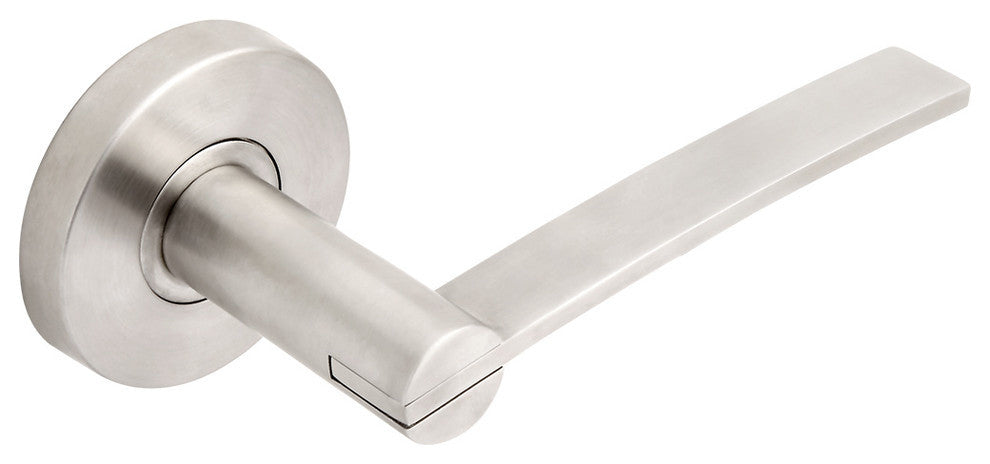 Horizon Lever, Half Passage, Right Hand, Satin Stainless Steel, 2-3/4" Backset