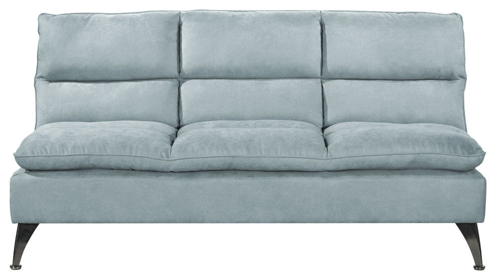 Sealy Santa Cruz Futon Sofa Convertible, Teal