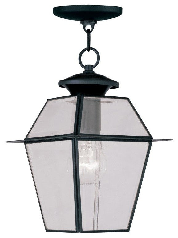 Westover Outdoor Chain-Hang Light, Black