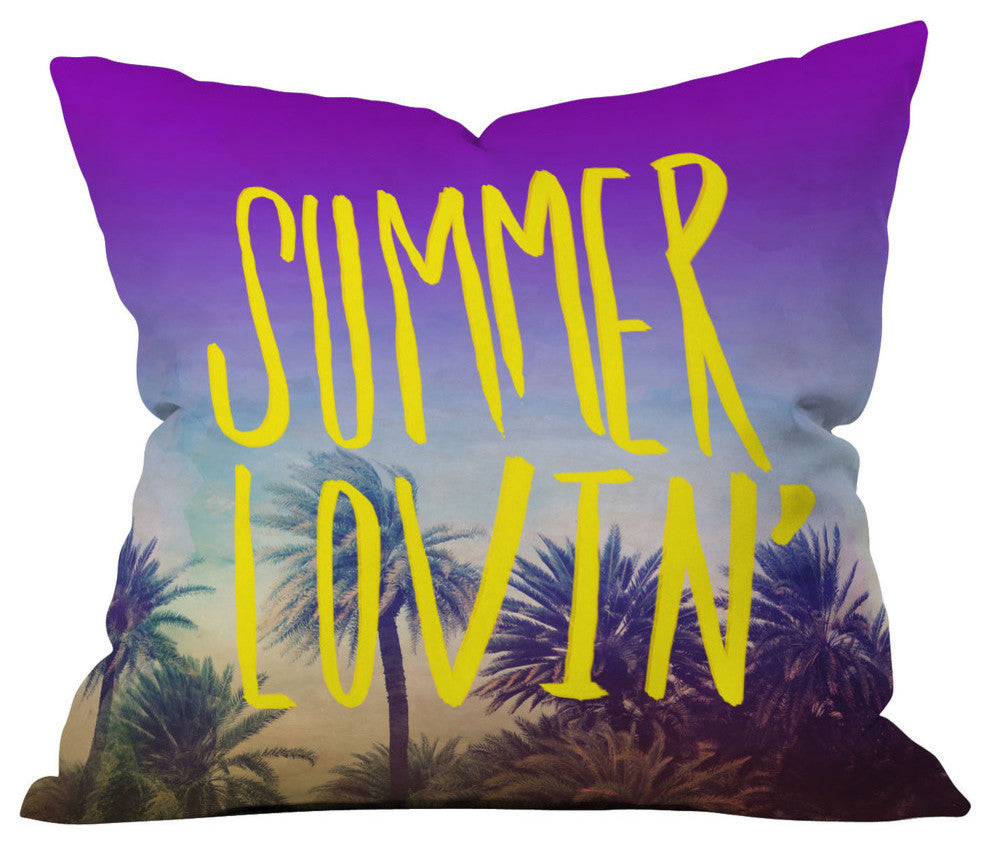 Leah Flores Summer Lovin Outdoor Throw Pillow
