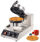 VEVOR Commerical Round Waffle Maker 1300W Rotatable Non-Stick Waffle Iron 120V