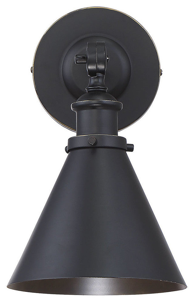 Glenn 1-Light Wall Sconce, Classic Bronze, 12"