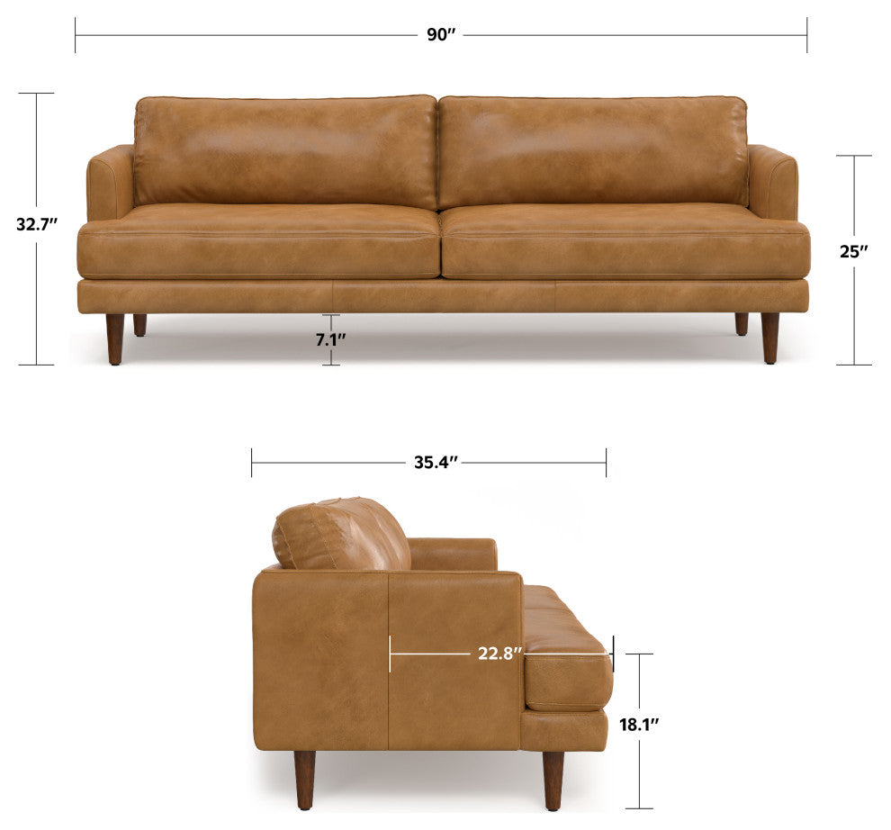 Livingston 90-inch Sofa, Sienna