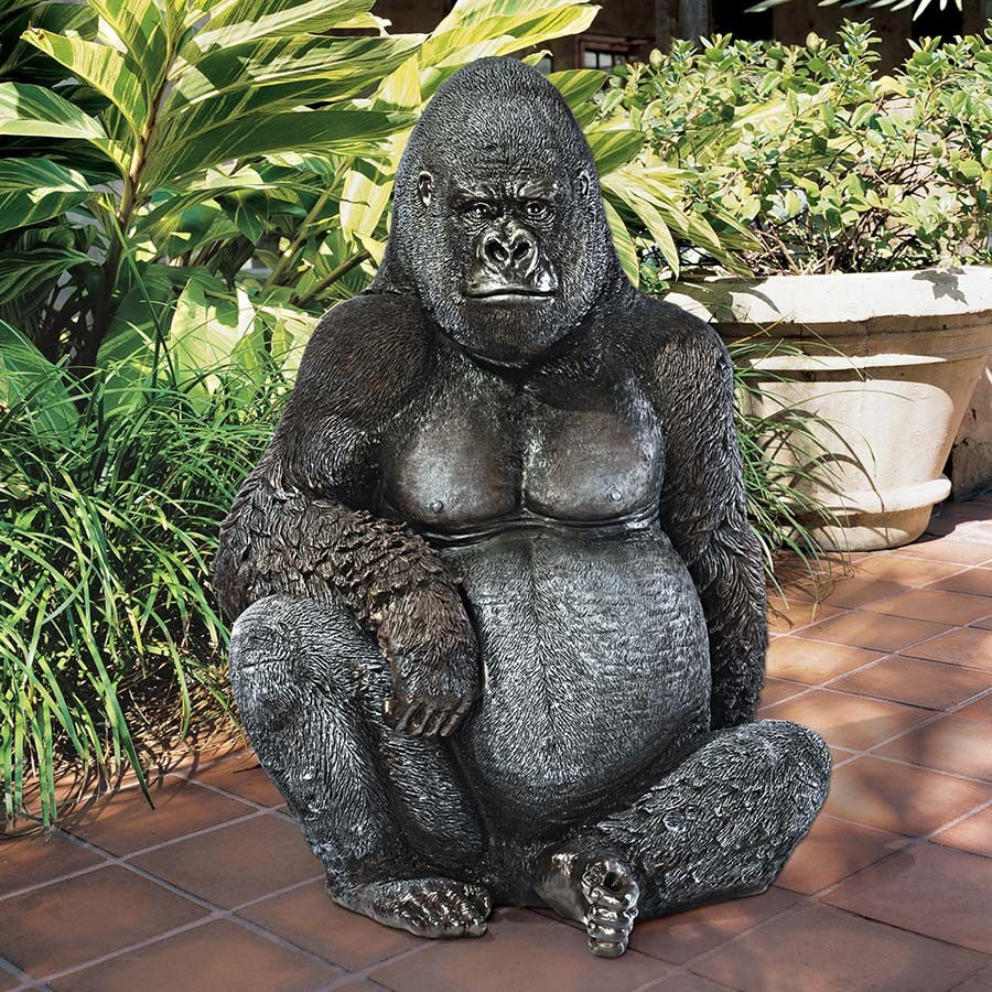 Western Lowland Gorilla Statue