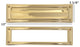 Mail Slot 3-5/8"x13", PVD Polished Brass