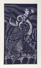 Manuel Izqueirdo "Spanish Dancer, Blue" Woodcut