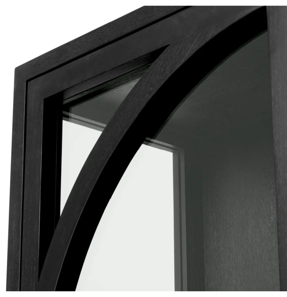 Black Framed Glass Cabinet, Eichholtz San Bernardino